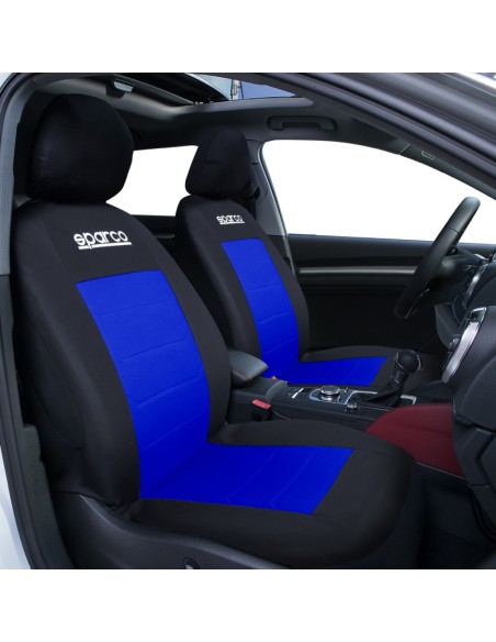 Cubre Asientos Sparco 2 Piezas Camionetas Pick-up Eco Cuero